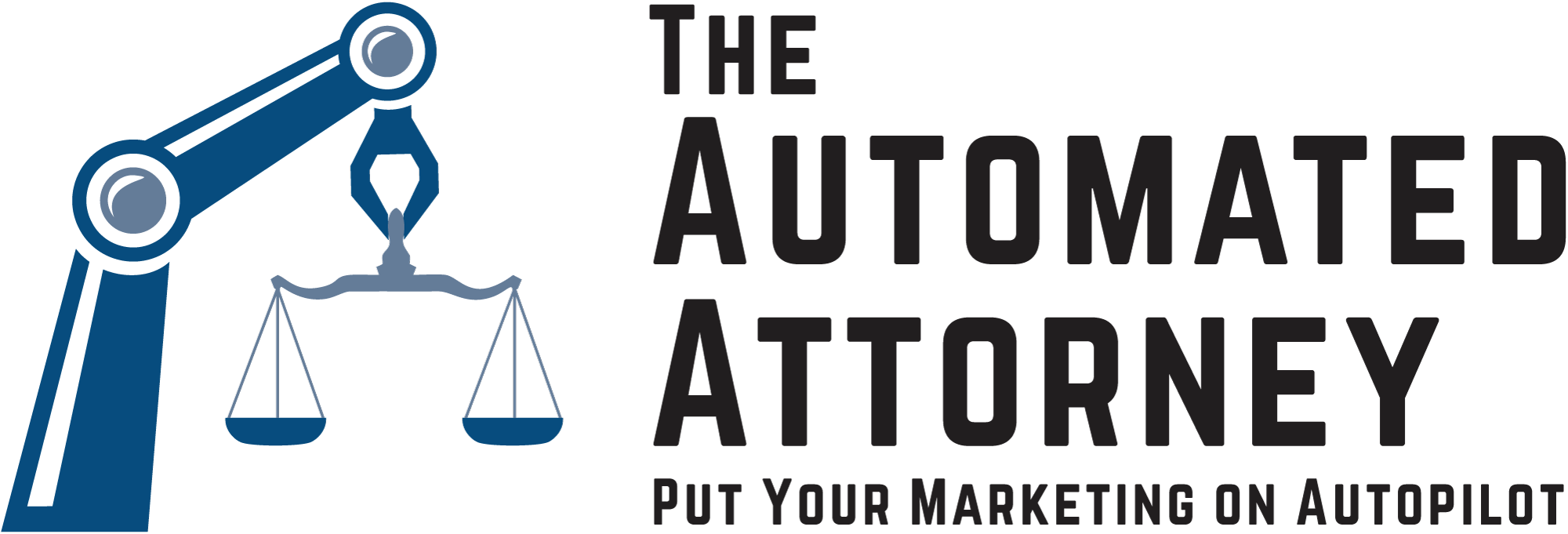 The Automated Attorney Logo PNG blue